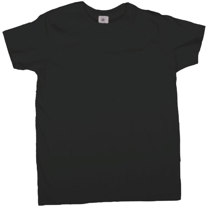 Camiseta Negra para Serigrafiar o Estampar con Sellos - Rittagraf