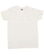 front image of white t-shirt of the brand B&C