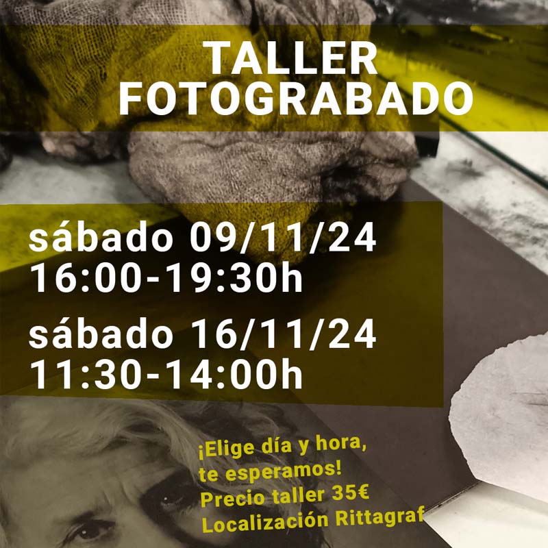 Taller de Fotograbado en Rittagraf, Tallers Oberts 2024